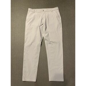 Lululemon Mens Commission Pant Classic Size 36‎ Warpstreme Asphalt Grey